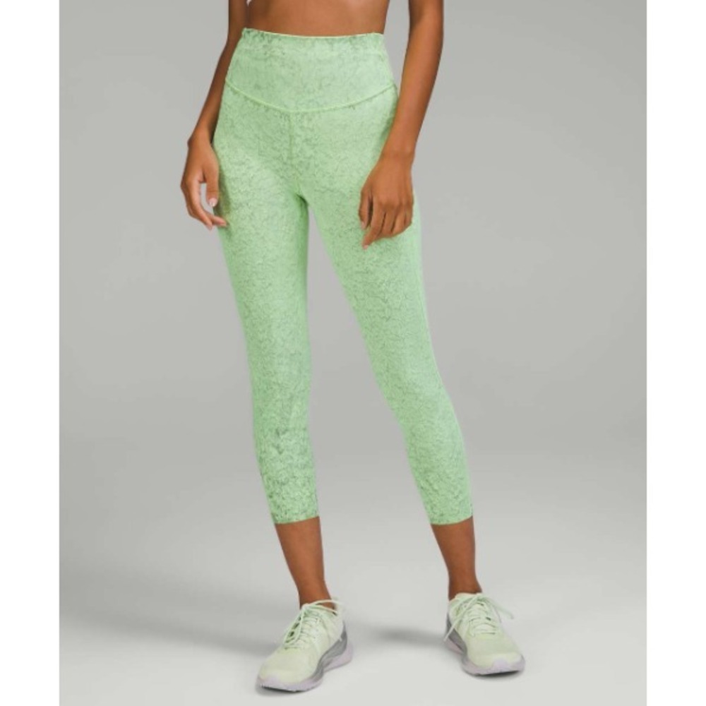 Lululemon-Base Pace High-Rise Running Tight 25-City Grit Green Multi